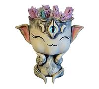 Toheitian Lindos Maceteros Suculentos de Resina, Maceteros Suculentos de Elfo, Divertidas Decoraciones de Jardín Artísticas para Patios Exteriores e Interiores C