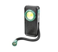 Toheitian Luz de Trabajo Magnética COB Luz de Trabajo COB Automotriz Lámpara de Reparación con Manguera Flexible Clip, con Pantalla Digital