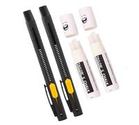 Toheitian Marcador de Tela Borrable con para Costura, Bordado y Acolchado. Rotulador Lavable y Borrable con Recarga (2 Rotuladores + 40 Recargas).