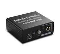 Toheitian Mini Micrófono Supresor de Retroalimentación Anti-Eco, Procesador de Audio Inteligente Sin Pérdida, Micrófono con Desplazador de Frecuencia Anti-Eco.