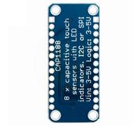 Toheitian Módulo de Sensor Táctil Capacitivo CAP1188 de 8 Teclas, Placa de Interfaz SPI de 3 V-5 V con Indicador LED para Electrónica DIY.