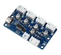 Toheitian Módulo HUB de 5V CC 1 A 4 Puertos USB 2.0 Hub Sin Controlador Divisor USB Placa de Expansión de Desarrollo Electrónico XH2.54MM