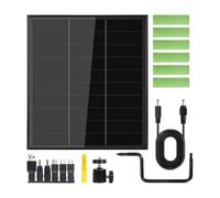 Toheitian Panel Solar MPPT de 20W Cargador de Batería 12V/1A con Controlador MPPT IP67 para Enrutador para Meshtastic MeshCore Seguridad WiFi