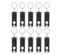 Toheitian Paquete de 10 Mini Linterna LED con, 12 LúMenes, PortáTil, Luz Ultrabrillante, Antorcha para Acampar Al Aire Libre y Senderismo A