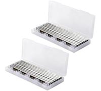 Toheitian Paquete de 20 Cuchillas de Repuesto HSS de Doble Filo de 82 mm para Cepillos Eléctricos Reversibles con Estuche de Almacenamiento. Demanda del Cliente.
