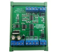 Toheitian Placa de Entrada y Salida Analógica Digital N4DBA06 DC 12V 8CH, 0-5V, 0-10V, 4-20MA, ADC, RS485, Modbus RTU.