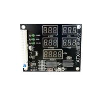 Toheitian Probador ATX, diagnóstico, Voltaje, 24pin | Detecta voltajes ATX de forma rápida y precisa al conectar el conector de 24 pines.