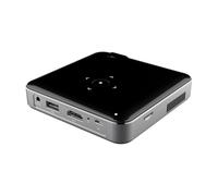 Toheitian Proyector Pocket DLP con Batería Incorporada, Espejo de Transmisión Desde Teléfonos iOS y Android, Proyector Mini Portátil Inalámbrico para Exteriores, Enchufe EU.