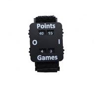 Toheitian Pulsera de Contador de Puntuación de Tenis con Pantalla Grande de 8 Cm, Contador Portátil y Wearable, Seguimiento Preciso de Puntuaciones para Hombres y Mujeres.