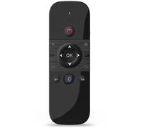 Toheitian Ratón de Aire Inalámbrico 2 en 1 Teclado Mini Bluetooth 2.4G Control Remoto Recargable Aprendizaje IR para Caja de TV Inteligente