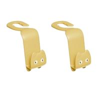 Toheitian Respaldo del Asiento del Coche de Gancho Multifuncional Oculto Asiento Trasero del Coche Reposacabezas Desmontable Gancho Pequeño A