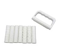 Toheitian Rodillo MaterialesSeguros3D Textura ABS | Rodillo texturizador de arcilla con materiales y 3D, textura variada con acabado ABS para uso duradero.