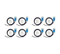 Toheitian Sensor de Proximidad Inductivo SN04-N Interruptor de Aproximación de Detección Normalmente Abierto NPN NO con Soporte TL PL SN (Paquete de 8)