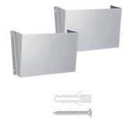 Toheitian Soporte para Archivos/Carpetas/Papeles Dos Ranuras, 12x7x3.5 Pulgadas, Organizador Furgonetas Trabajo y Accesorios Almacenamiento para Separador Seguridad Furgonetas