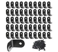 Toheitian Soportes en L Accesorios de Soporte de Ángulo Recto en Forma de L Conector de Ángulo de Conexión de Alta Resistencia