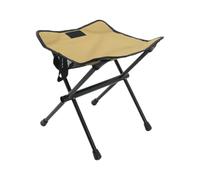 Toheitian Taburete Plegable Ultraligero Portátil Silla de Camping de Aleación de Aluminio Asiento Compacto para Camping Al Aire Libre, Pesca y Espera Color Caqui
