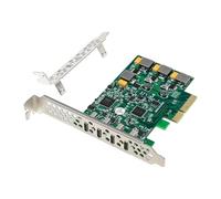 Toheitian Tarjeta de Expansión PCIe X4 ASM3142 10Gbps USB3.1 de 4 Puertos Tipo-C, Tarjeta Adaptadora PCI-e A USB3.1 Tipo-C, Tarjeta Elevadora USB3.1 PCIE.