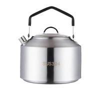 Toheitian Tetera para Acampar, Cafetera para Exteriores, Vajilla, Juego de Picnic, Suministros, Tetera para Acampar, Cocina de Viaje, 1500 Ml