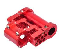 Toheitian Tijas de Bicicleta Ajustables 25.4mm, Extensión de Tija de Manillar de Aleación de Aluminio CNC para Manillar de Bicicleta, Tija Ajustable A.