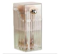 Toheitian Tubo de Almacenamiento de Brochas de Maquillaje Caja de Almacenamiento de Brochas para Polvos Sueltos una Prueba de Polvo Lápiz de Cejas Escritorio Cubo Cosmético para Rubor, C