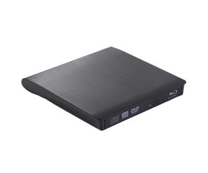 Toheitian Unidad Óptica Externa USB 3.0 con Doble Interfaz para BLU-Ray | Lectura y escritura de Blu-ray hasta 6x, DVD hasta 8x y CD hasta 24x, con BD50/BD50GB y compatibilidad de disco.