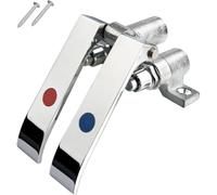 Toheitian Válvula de Grifo Operada por Pie - Control de Rodilla Doble, Pedal de Lavabo Sin Contacto y Manos para Uso Comercial e Institucional