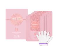 TOI:L Mascarilla para manos extra sedosa 5 pares, guantes humectantes para manos secas, tratamiento de spa para manos premium, humectante, blanqueador y reparador para manos ásperas y dañadas