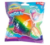 Toi-Toys bola de estrés arco iris espuma textura pellizco 7cm juguete