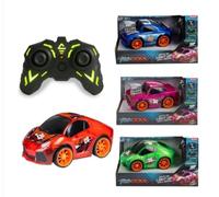 Toi-Toys Coche de carreras RC con luz LED y rotación de 360 grados