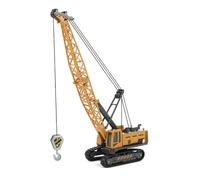 TOI-Toys Crane Wagon Metal Junior 1:55 Steel Yellow/Black (Importación USA)