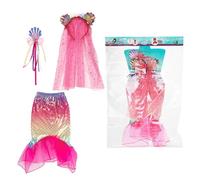 Toi Toys Disfraz Infantil Juego de Sirenita Vestido Diadema Varita Mágica