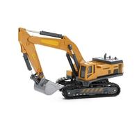 TOI-Toys Excavator Metal Junior 1:55 Steel Yellow / Black (Importación USA)