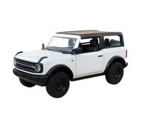 Toi-Toys Ford Bronco 2023 Black Diamond - Modelo de coche de metal con retirada, 4 variantes, 43 (blanco)