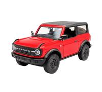Toi-Toys Ford Bronco 2023 Black Diamond - Modelo de coche de metal con retirada, 4 variantes 43 (rojo)