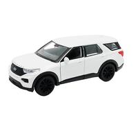 Toi-Toys Ford Explorer 2023 - Coche de juguete (11,8 cm, metal, con motor retráctil, 4 variantes 70), color blanco metalizado
