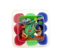 Toi-Toys Globos de Agua Reutilizables Splash - 9 PCS bolas - Ø 7 cm - Bombas de Agua Recargables Juguete de Agua para Niños y Niñas para Fiesta de Playa de Piscina