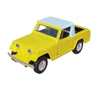 Toi-Toys Jeep Jeepster Commando 1967 - Modelo de coche de metal con retirada, 4 variantes 50 (amarillo)