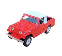 Toi-Toys Jeep Jeepster Commando 1967 - Modelo de coche de metal con retirada, 4 variantes 50 (rojo)