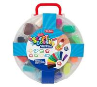 Toi-Toys juego de arcilla - 12 colores arcilla en estuche redondo - moldes incluidos