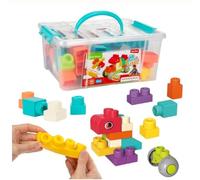 Toi-Toys Juego de bloques de construcción blandos, 48 unidades, para niños pequeños y niños