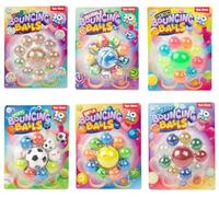 Toi-Toys juego de bolas de rebote juguetes coloridos 10 piezas