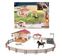 Toi-Toys Juego de caballos XL con accesorios, juguete para caballos.
