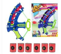 Toi-Toys Juego de juguetes de ballesta con bolas de espuma y objetivos