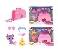 Toi-Toys Juego para gatos con maletín de transporte para gatos.