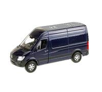 Toi-Toys Mercedes Benz Sprinter Panel Van Modelo de Coche de Metal Modelo Coche de Juguete Regalo 4 Colores 88 (Azul Metálico)