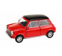 Toi-Toys Mini Cooper 1300 - Modelo de coche de juguete (10,5 cm, con motor de extracción de metal, 4 variantes 13), color rojo