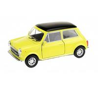 Toi-Toys Mini Cooper 1300 - Modelo de coche de juguete (10,5 cm, con motor retráctil, 4 variantes, 13), color amarillo
