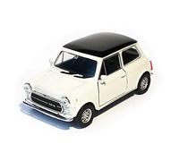 Toi-Toys Mini Cooper 1300 - Modelo de coche de juguete (10,5 cm, con motor retráctil, 4 variantes, 13), color blanco