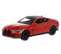 Toi-Toys Modelo de coche BMW M4 de 11,7 cm de metal con retirada, modelo de coche, juguete, regalo 4 variantes 20 (marrón metalizado)