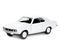 Toi-Toys Opel Manta A 1970 - Modelo de coche (12 cm, metal, con motor retráctil, 4 variantes 51), color blanco
